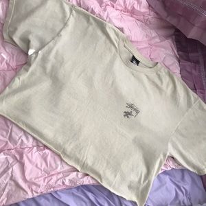 Stussy self cropped Malibu tee